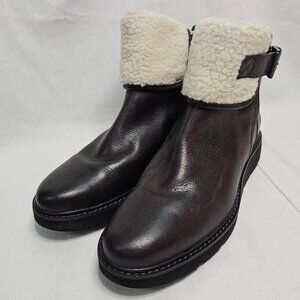 Timberland Kenniston Fleece Lined Snow Boots Brown Leather A1KEJ Women's Size 9